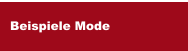 Beispiele Mode